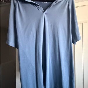 Fabletics Light Blue Men's Polo Shirt